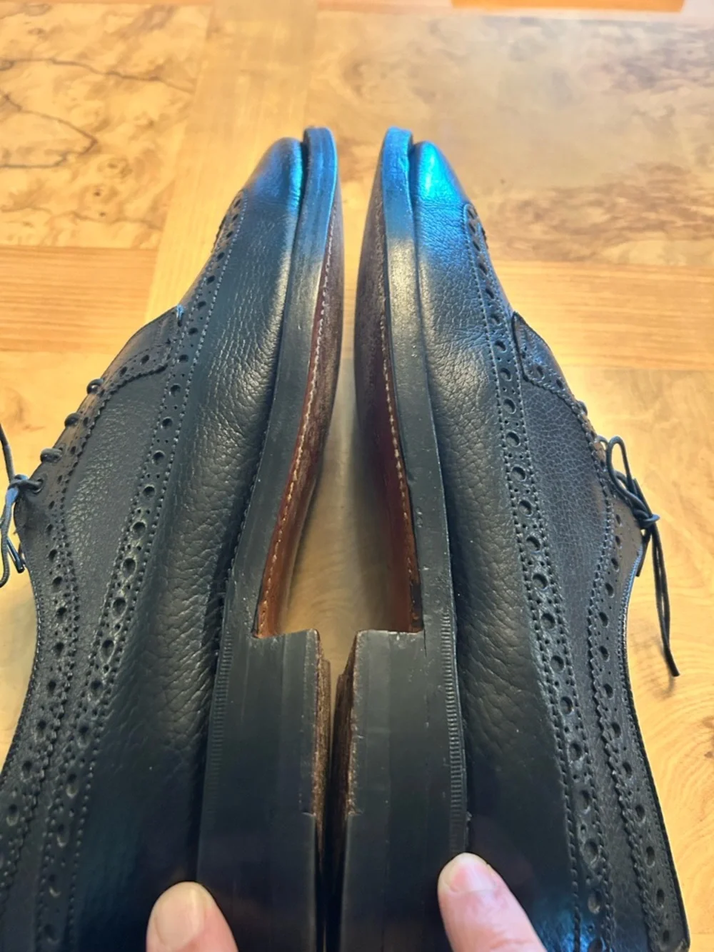 Nunn Bush polished wingtip